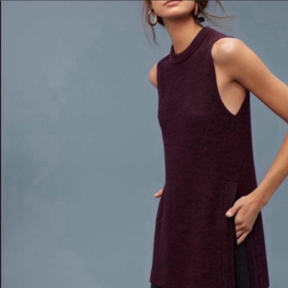 Wilfred Aritzia Palmier long knitted vest/top